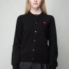 PLAY Comme des Garçons Ladies Knit Cardigan Clearance