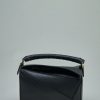 Loewe Puzzle Small Woven Handle Bag Best