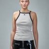 Courrèges Buckle Contrast Tank Top New