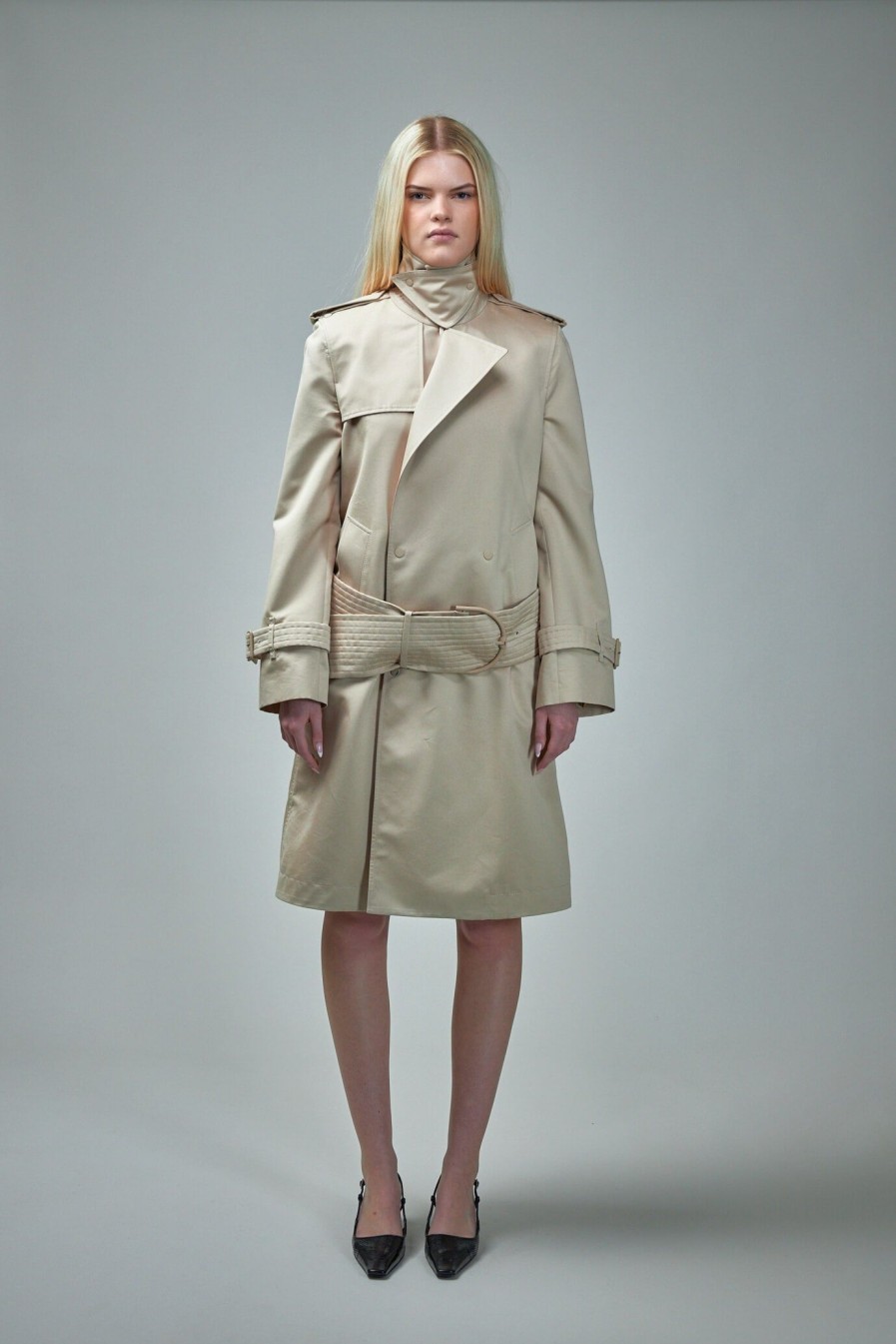 Burberry Long Silk Trench Coat Best