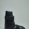 Rick Owens Stivali In Pelle Imbottiti Low Splint Sandals Wholesale