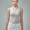 Ann Demeulemeester Mara Wrinkled Cropped Tank Top New