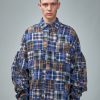 Who Decides War Multi-Plaid Pocket Flannel Wholesale