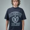 Balenciaga College Logo Print T-Shirt Wholesale