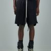 Rick Owens DRKSHDW Shorts In Felpa Long Boxers Hot