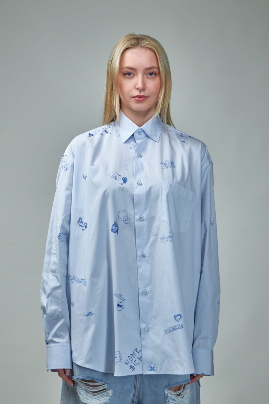 Vetements Vetements Scribbled Shirt Online