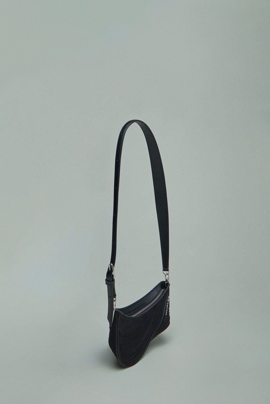 Mugler Curve 01 S Denim Bag Hot