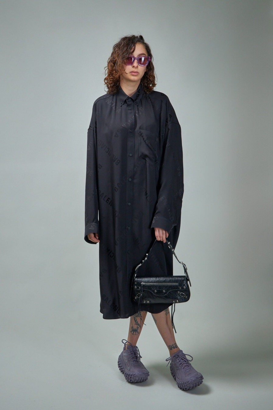 Balenciaga L/S Cocoon Dress Wholesale