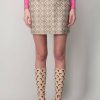 Marine Serre Moon Diamant Regenerated Jacquard Mini Skirts Moon Best