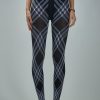 Burberry Check Wool Blend Tights Hot