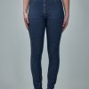 Alaïa Legging Pants Stretch Brut Denim Hot