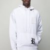 Raf Simons Destroyed Regular Fit Hoodie With R Print Best