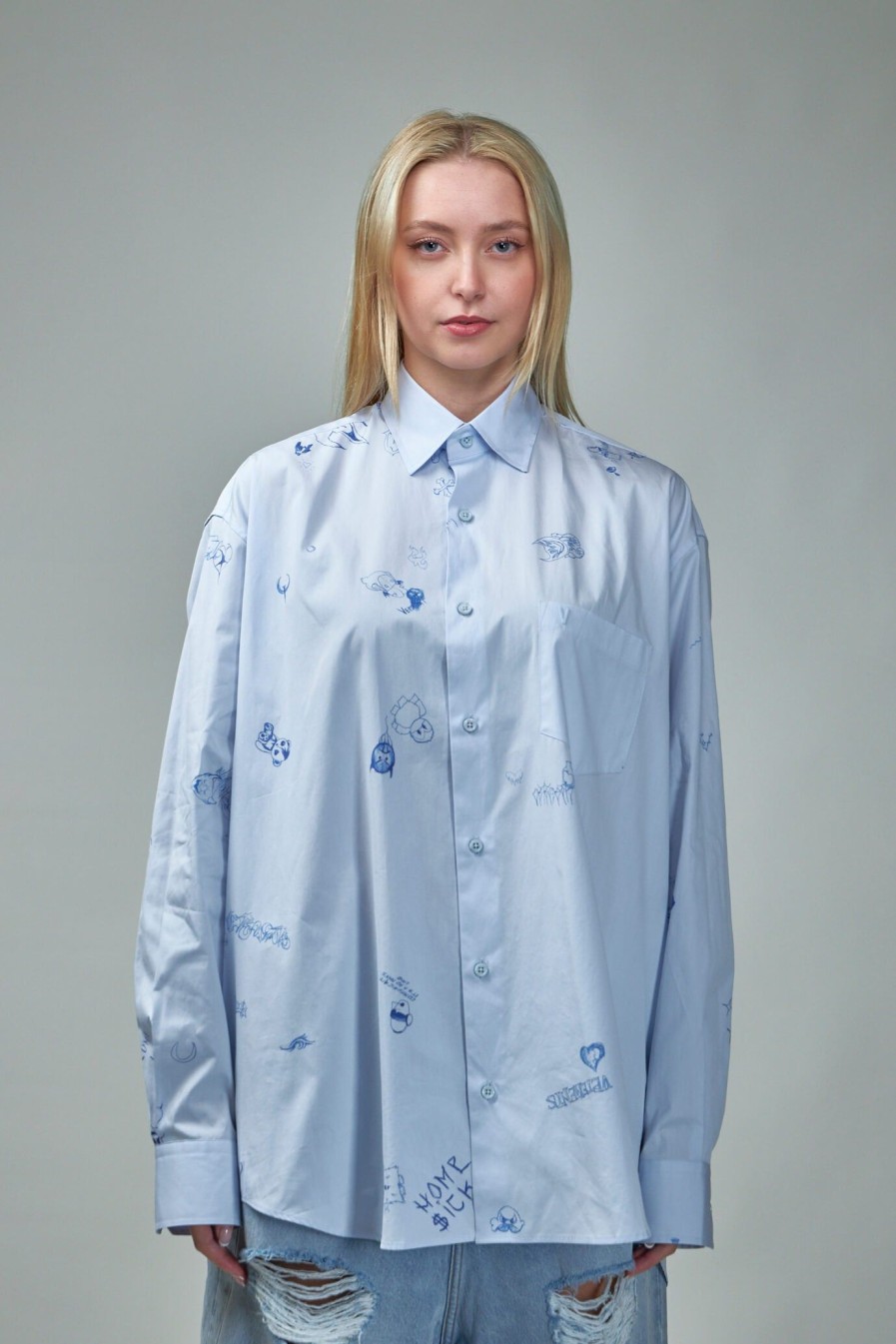 Vetements Vetements Scribbled Shirt Clearance