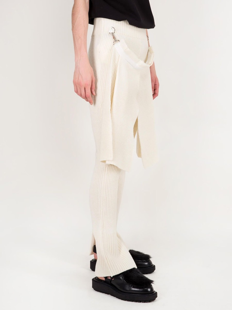 Sacai Wool Pant Knit Off Clearance