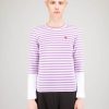 PLAY Comme des Garçons Ladies T-Shirt Knit Hot