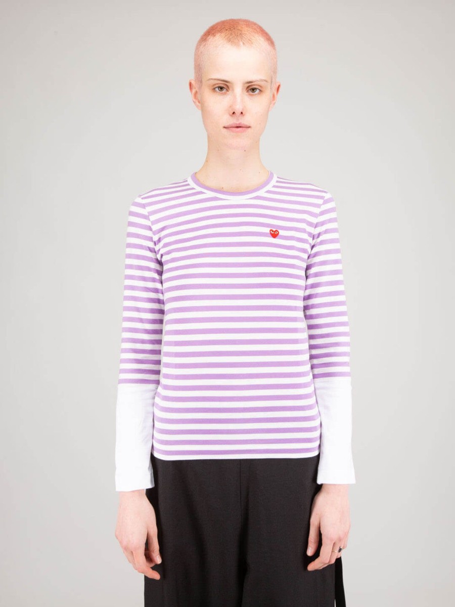 PLAY Comme des Garçons Ladies T-Shirt Knit Hot