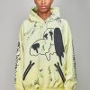 Westfall Snoppy Zip Pocket Hoodie, Dirty Yellow Clearance