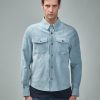 TOM FORD Light Suede Western Shirt New