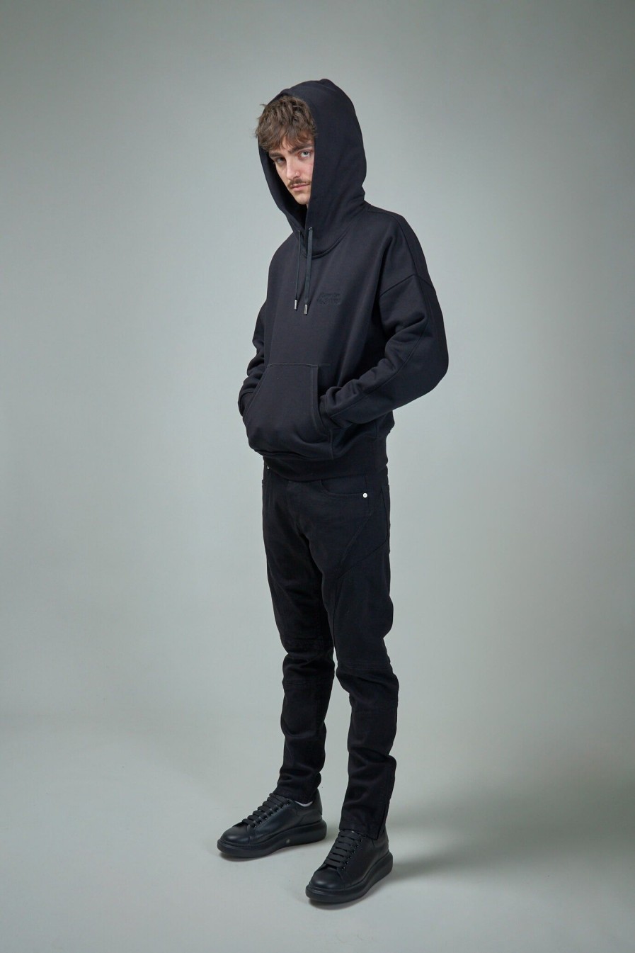 Alexander McQueen Drop Shoulder Hoodie Online