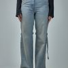 Courrèges Sailor Blue Denim Baggy Pants Best