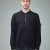 Stone Island Half-Zipper Knitted Polo Best