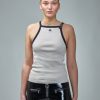 Courrèges Buckle Contrast Tank Top Best