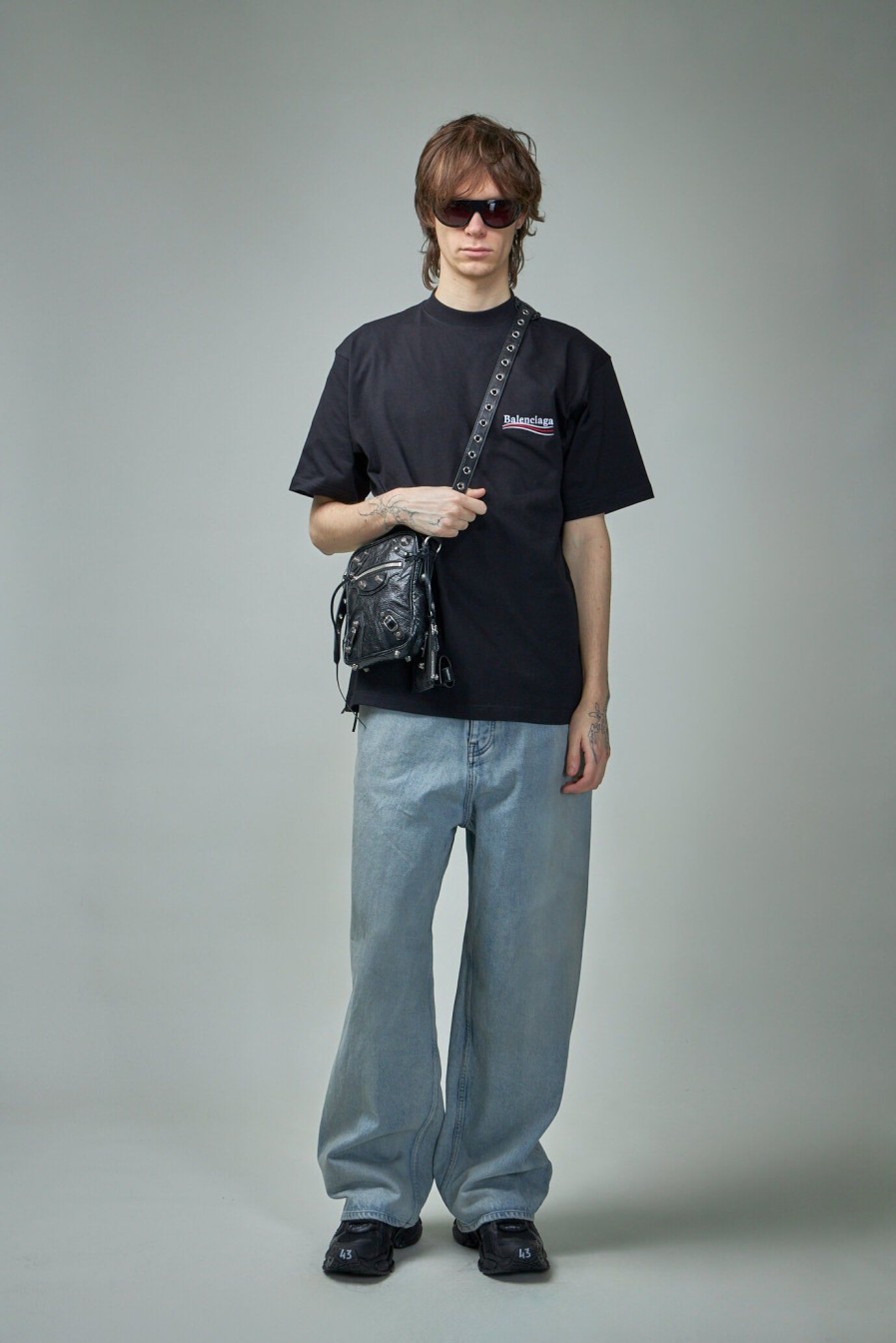 Balenciaga Sticker Baggy Pants Online