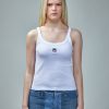 Marine Serre Organic Cotton Rib 2X2 Tank Top Best