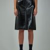 Courrèges Double Slits Vinyl Skirt Online